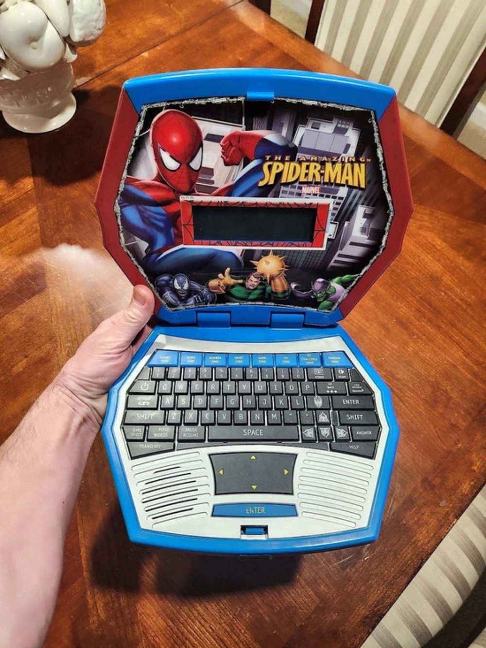 2007 Kid Designs Spider-Man Learning Laptop SC-737 Sounds Great. Picture Blurry